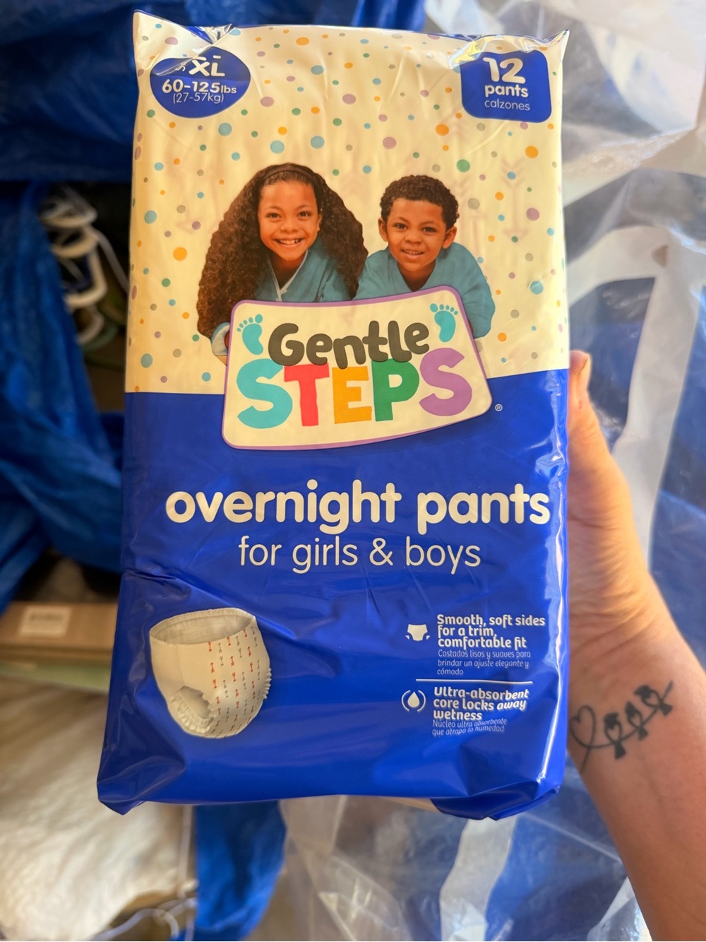 Gentle steps size lg/xl Overnight Pants for Girls & Boys 12ct